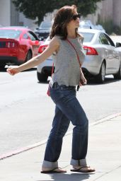 Minka Kelly Street Style - Out Shopping in Los Angeles - June 2014