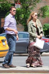 Molly Sims - Out in New York City - May 2014