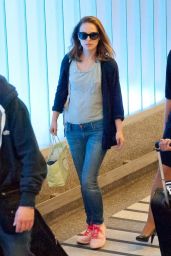 Natalie Portman at LAX Airport - June 2014
