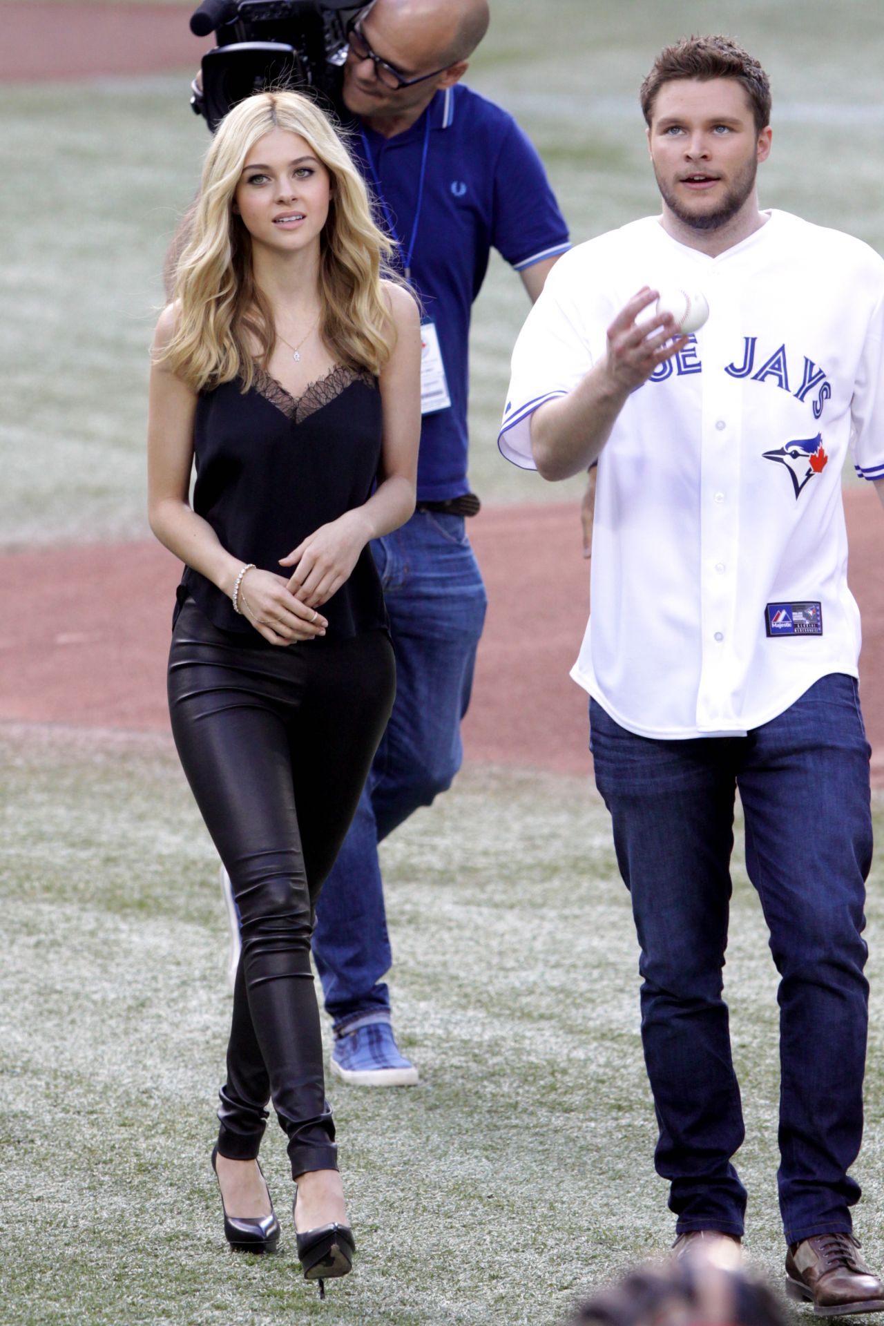 Nicola Peltz at a Toronto Blue Jays Game in Toronto - June 2014