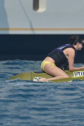 Nina Dobrev Bikini Candids - St. Tropez, June 2014