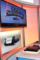 Olivia Holt in Jeans at the Nintendo Wii U station at E3 in Los Angeles