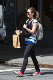 Olivia Wilde and Her Baby Son Otis - Out in New York City - June 2014