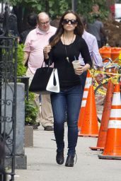 Olivia Wilde in Jeans Out in New York City - June 2014