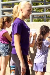 Peyton List – Girls on the Run Event in Los Angeles - June 2014