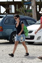 Rachel Bilson in Shorts - Out in Barbados - June 2014
