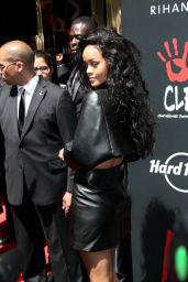 Rihanna - Charity T-Shirt Release Event - Hard Rock Cafe in Paris - June 2014