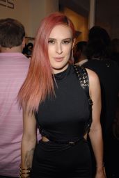 Rumer Willis at Zana Bayne Leather Fashion Show Party in Los Angeles