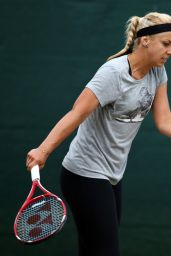 Sabine Lisicki – Wimbledon Tennis Championships 2014 – Practice session on Day Six