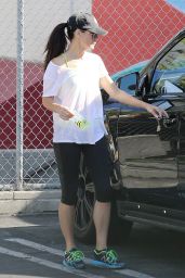 Sandra Bullock in Leggings - Out in Los Angeles - June 2014