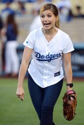 Sophia Bush at a Dodgers Game in Los Angeles - June 2014