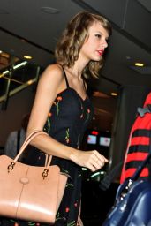 Taylor Swift at Narita International Airport in Japan - June 2014