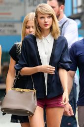 Taylor Swift - Leggy in Shorts Out in NYC - June 2014
