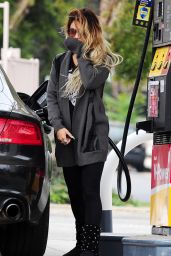 Vanessa Hudgens - After Yoga at a Gas Station - June 2014