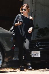 Vanessa Hudgens All in Black - Out in Los Angeles - June 2014