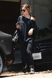 Vanessa Hudgens All in Black - Out in Los Angeles - June 2014