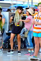 Vanessa & Stella Hudgens at Disneyland in Anaheim - June 2014 • CelebMafia