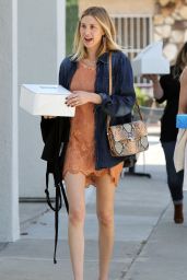 Whitney Port Street Style - With a Cake in West Hollywood - May 2014