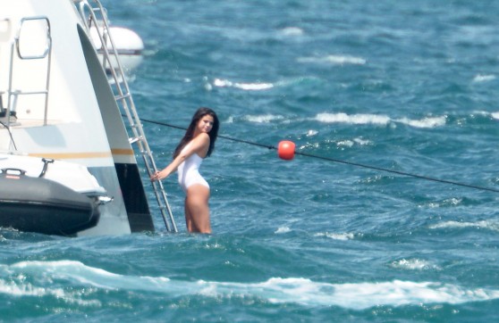 Selena Gomez in a Swimsuit on a Boat in St Tropez