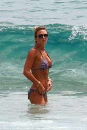 Alex Gerrard Bikini Candids - Beach in Ibiza – July 2014