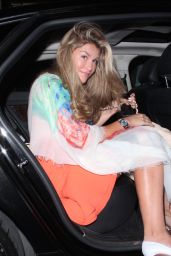 Amy Willerton Night out Style - at Chiltern Firehouse in London - July 2014