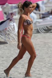 Anastasia Ashley Bikini Candids - Miami, July 2014