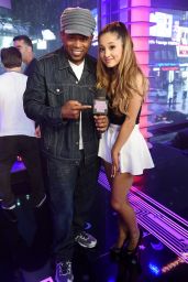Ariana Grande on the Set of MTV