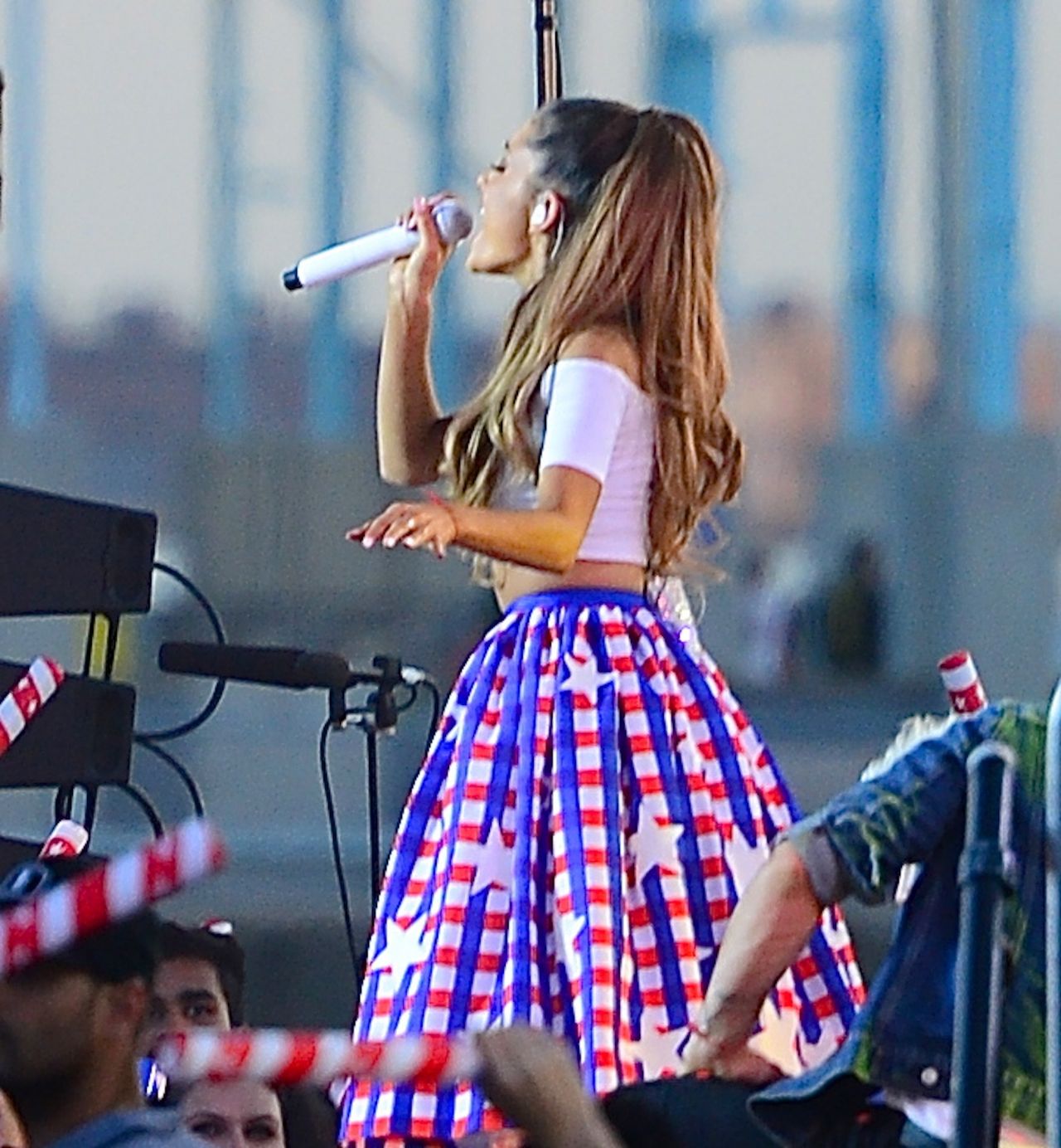 Ariana Grande Performs at Macys 4th of July Fireworks 