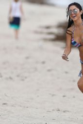 Arianny Celeste Bikini Candids - Miami Beach - July 2014