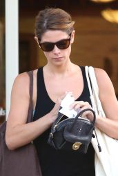 Ashley Greene in Leggings - Bristol Farms Shopper, July 2014