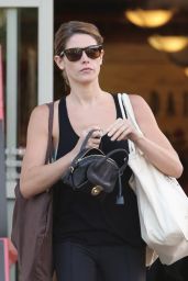 Ashley Greene in Leggings - Bristol Farms Shopper, July 2014