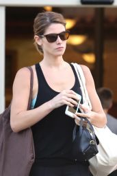 Ashley Greene in Leggings - Bristol Farms Shopper, July 2014