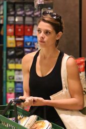 Ashley Greene in Leggings - Bristol Farms Shopper, July 2014