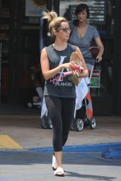 Ashley Tisdale - Leaving a Rite Aid Shop in L.A. - July 2014