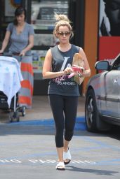 Ashley Tisdale - Leaving a Rite Aid Shop in L.A. - July 2014