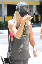 Ashley Tisdale Street Style - Out in Beverly Hills - July 2014