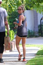 Ashley Tisdale Street Style  - Out in West Hollywood - July 2014