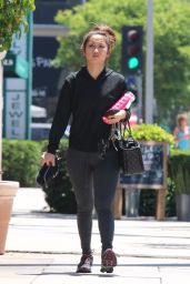 Brenda Song in Tights - Going to a Gym in Beverly Hills - July 2014