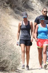 Britney Spears Hiking Candids - Out in Calabasas, July 2014