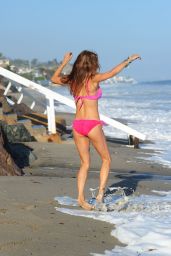 Brooke Burke Hot in a Bikini in Malibu - July 2014