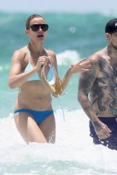 Cameron Diaz Bikini Candids - Beach in Florida, July 2014