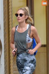 Candice Swanepoel Street Style - Out in New York City - July 2014