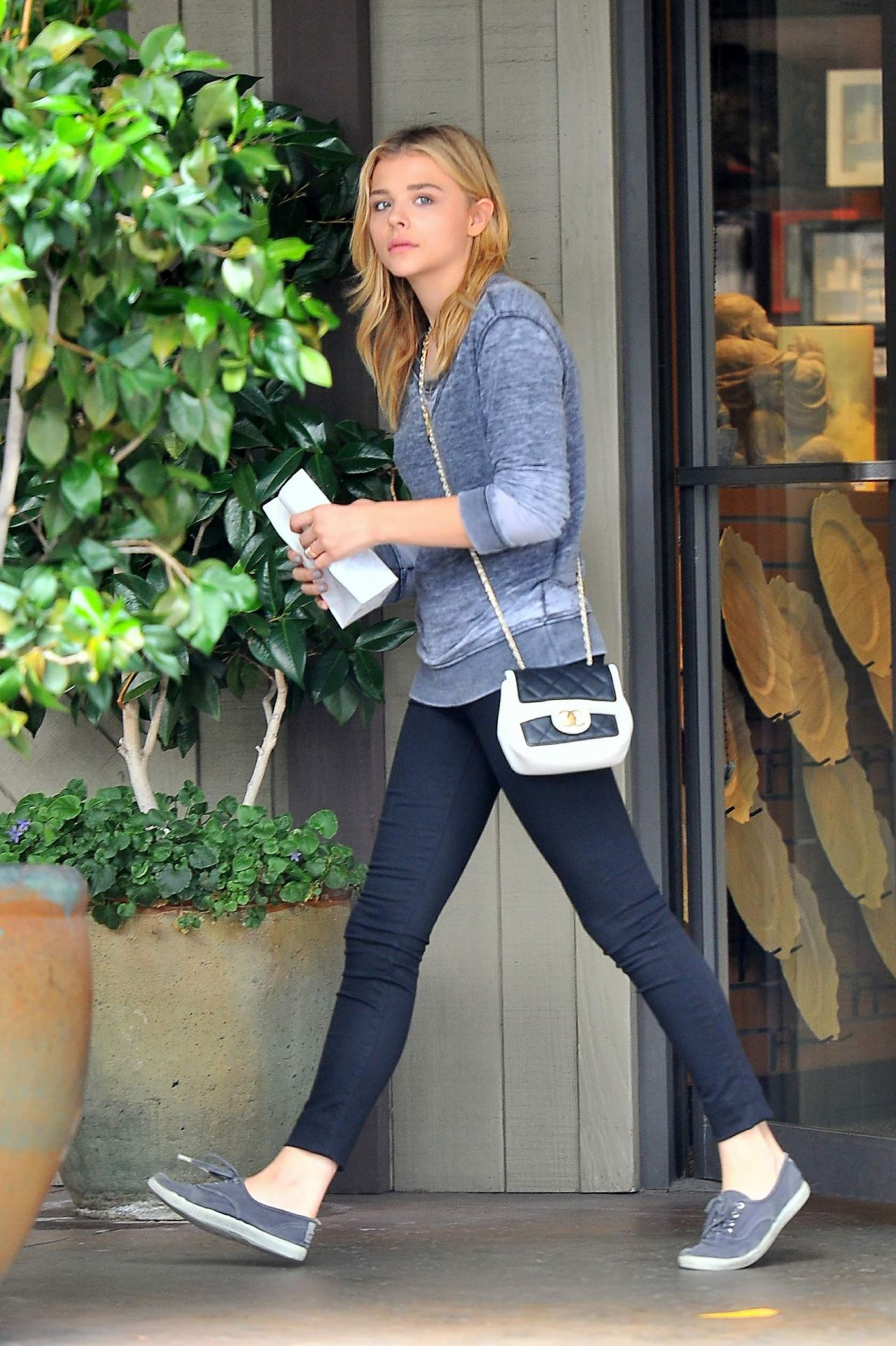 Chloe Moretz Casual Style - Out in Beverly Hills 6/15/2016 