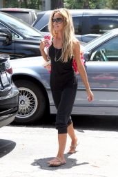Denise Richards Street Style -Shopping in Beverly Hills - July 2014