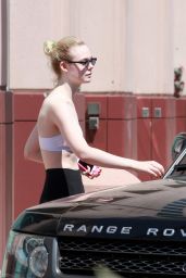 Elle Fanning Gym Style - Out in Studio City, July 2014