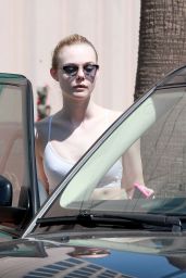 Elle Fanning Gym Style - Out in Studio City, July 2014