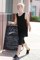 Elle Fanning Heads to the LIV