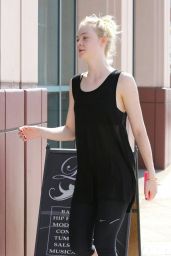 Elle Fanning Heads to the LIV