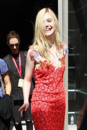 Elle Fanning - Leaving the Hard Rock Hotel in San Diego - July 2014