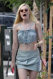 Elle Fanning - Out Shopping in Studio City - July 2014